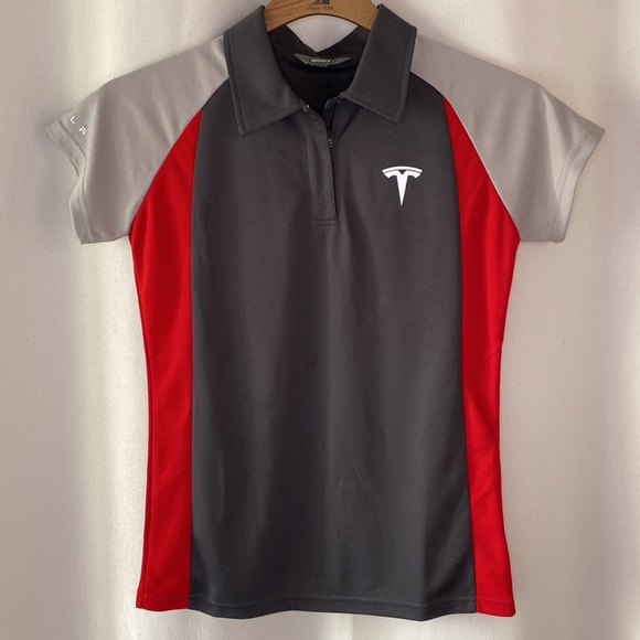 TESLA Golf Polo Ladies Medium - Picture 1 of 6